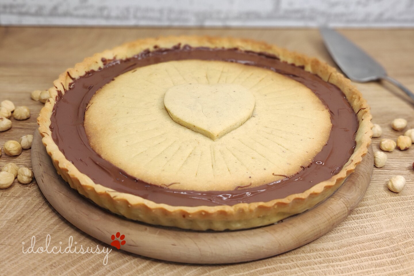 Tarte aux biscuits Nutella