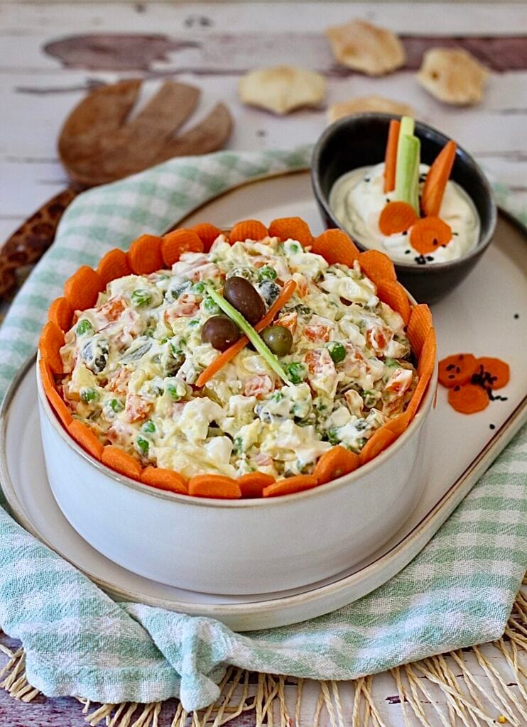 Recette astucieuse pour une salade russe rapide