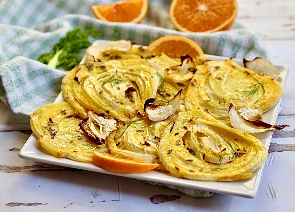 Fenouils rôtis à l'orange, un accompagnement léger et détoxifiant