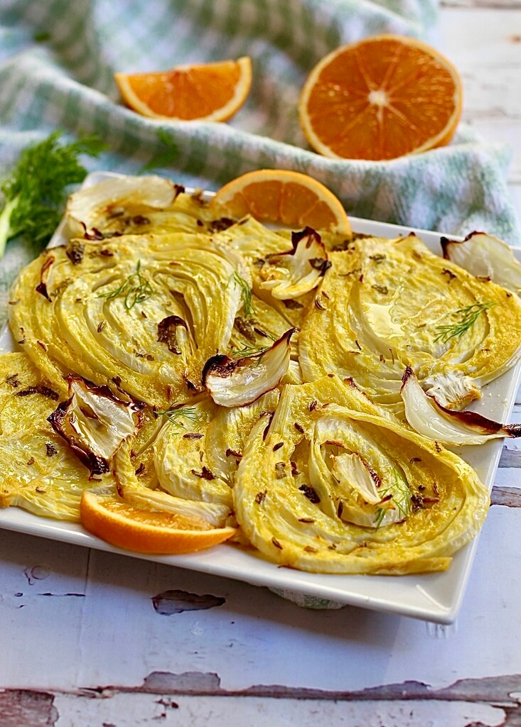 Fenouils rôtis à l'orange, un accompagnement léger et détoxifiant