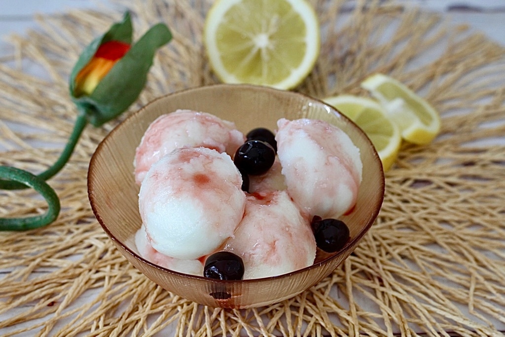 Sorbet au citron, le dessert rafraîchissant et désaltérant