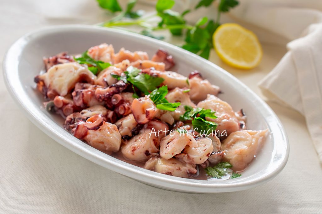 POULPE en SALADE avec citron et persil