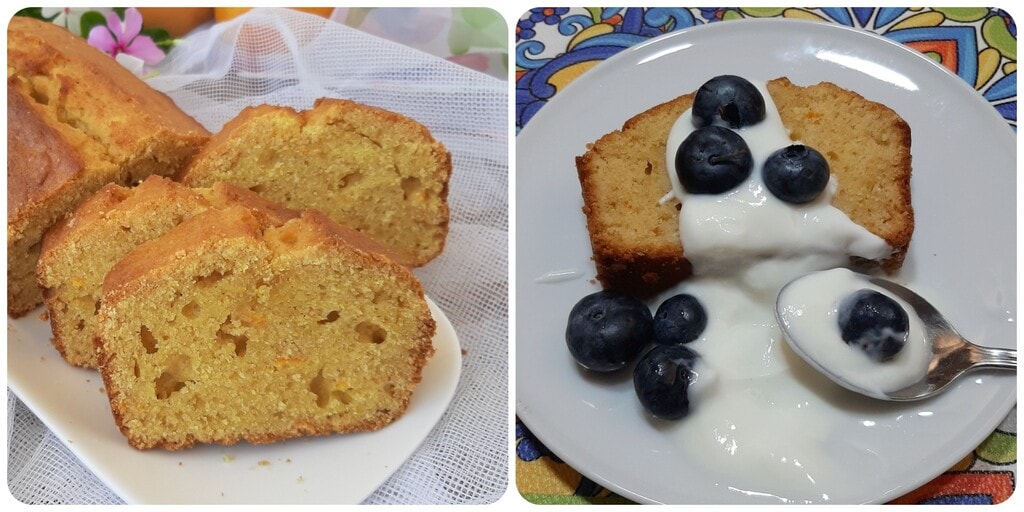 Cake avec fruits mixés