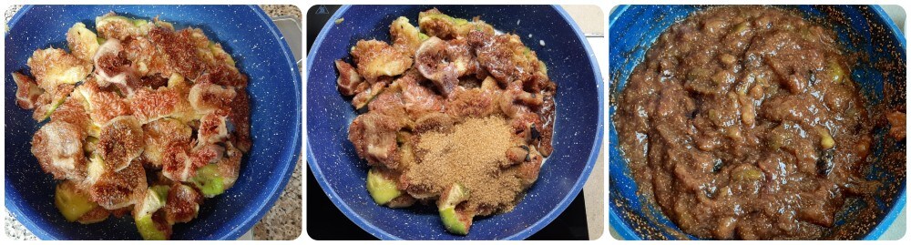 crumble de septembre aux figues fraîches mélangées