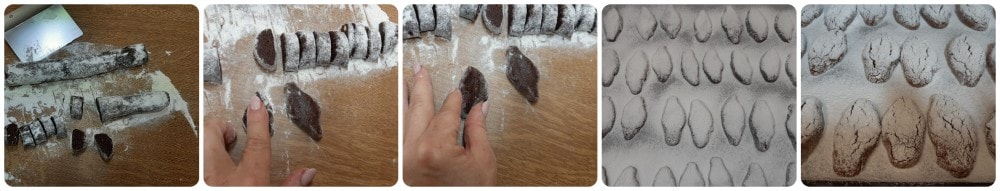 ricciarelli au cacao biscuits moelleux à base d'amandes