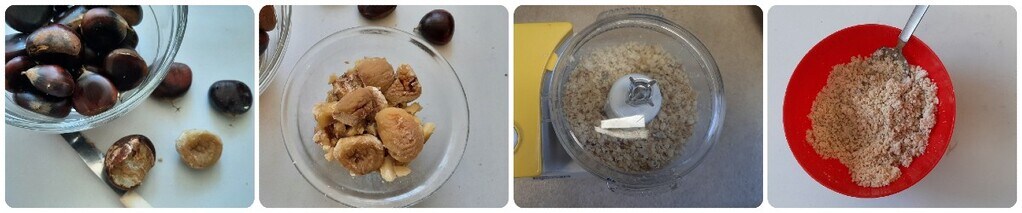 Petits gâteaux de châtaignes au cacao