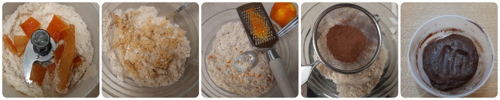 pour les ricciarelli au cacao biscuits moelleux à base d'amandes