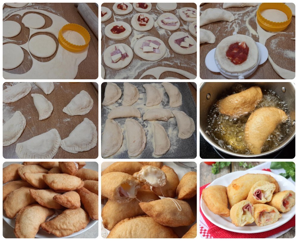 Calzoni ou panzerotti frits