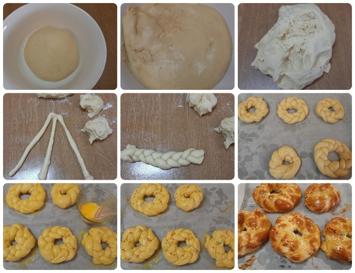 Beignets ou sgute calabrais de Pâques levés