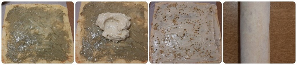 Roulé à la crème de pistache rapide