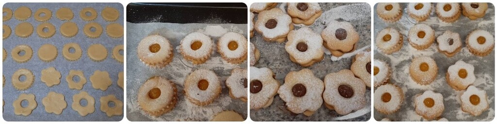 Biscuits œil de bœuf variés