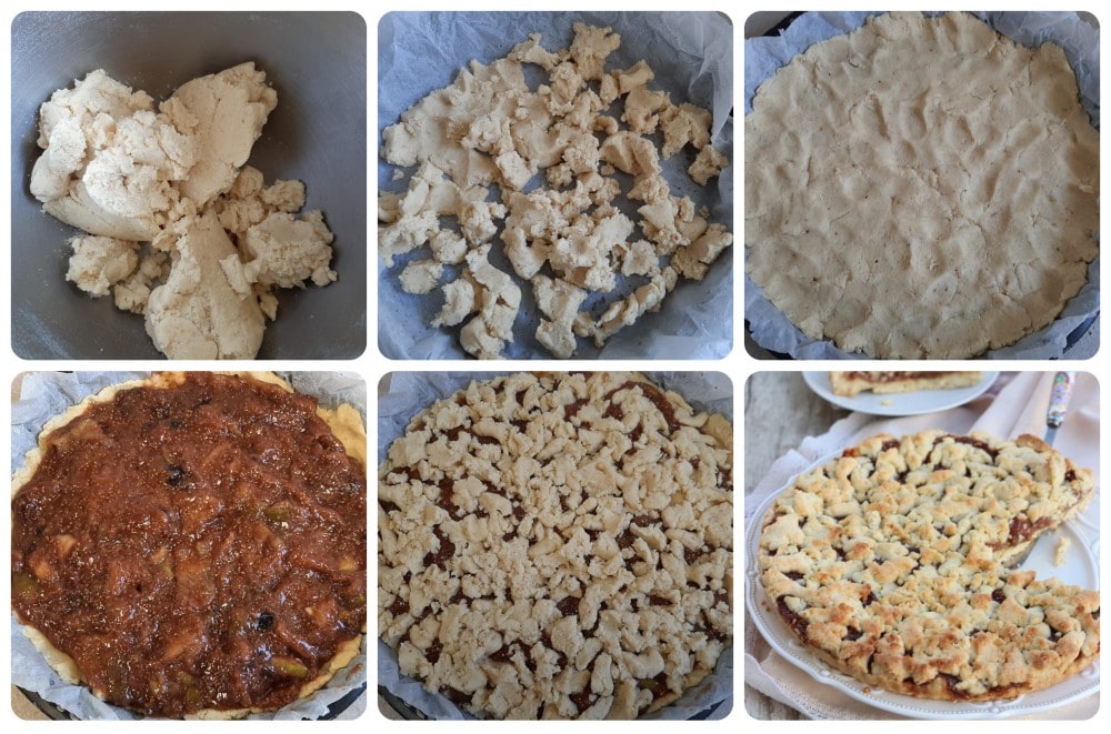 crumble de septembre aux figues fraîches mélangées