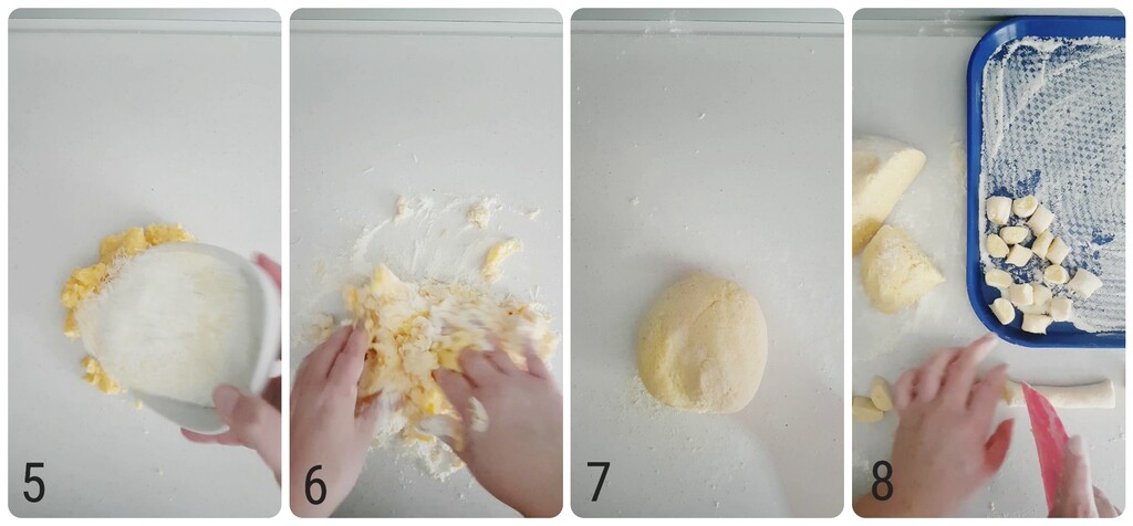 gnocchi avec polenta restante