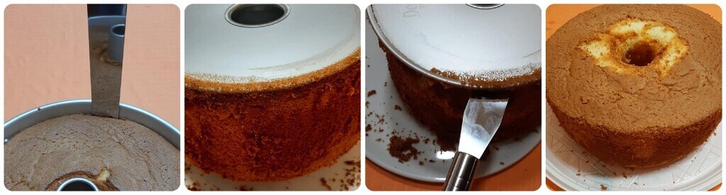 chiffon cake moelleuse à l'orange