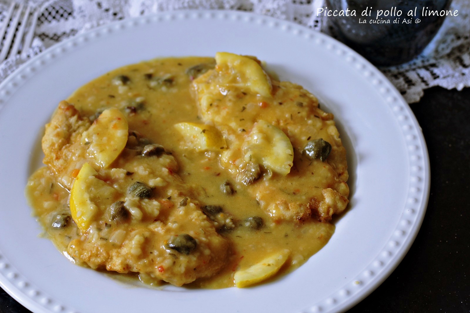 PICCATA DE POULET au citron