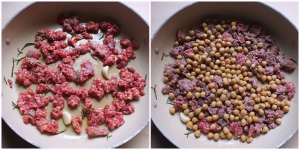 lamelles complètes avec pois chiches - cuisson