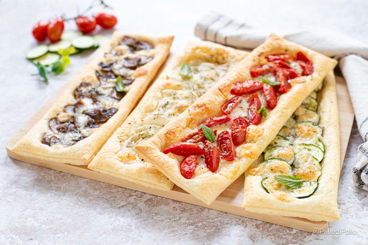 Langues de pâte feuilletée