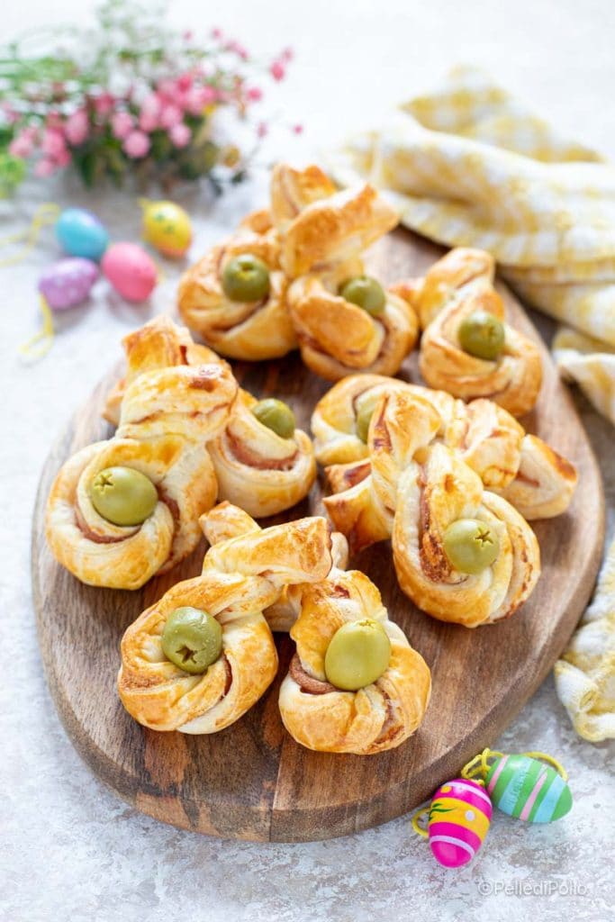 lapins salés de feuilletée