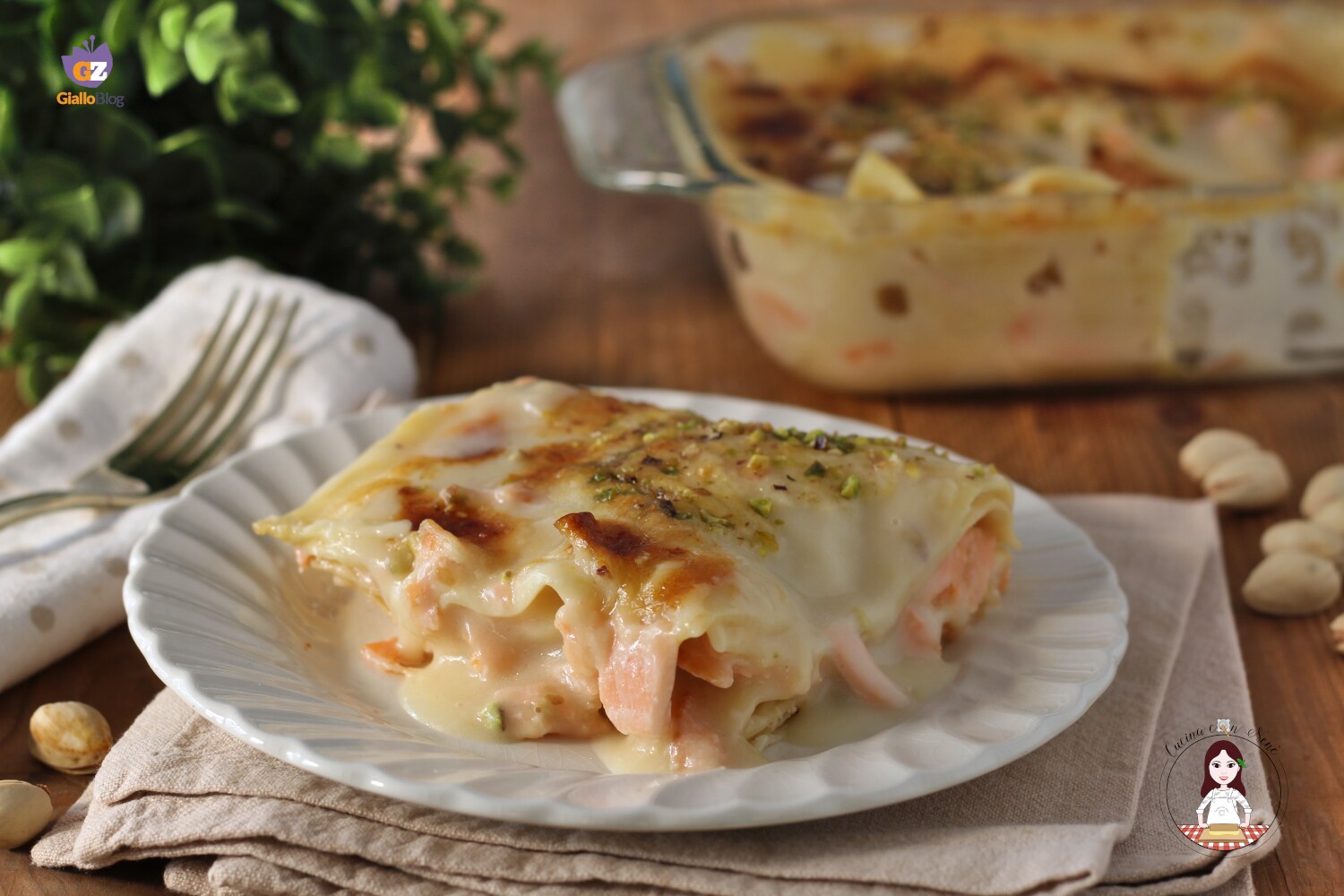 Lasagnes au saumon fumé
