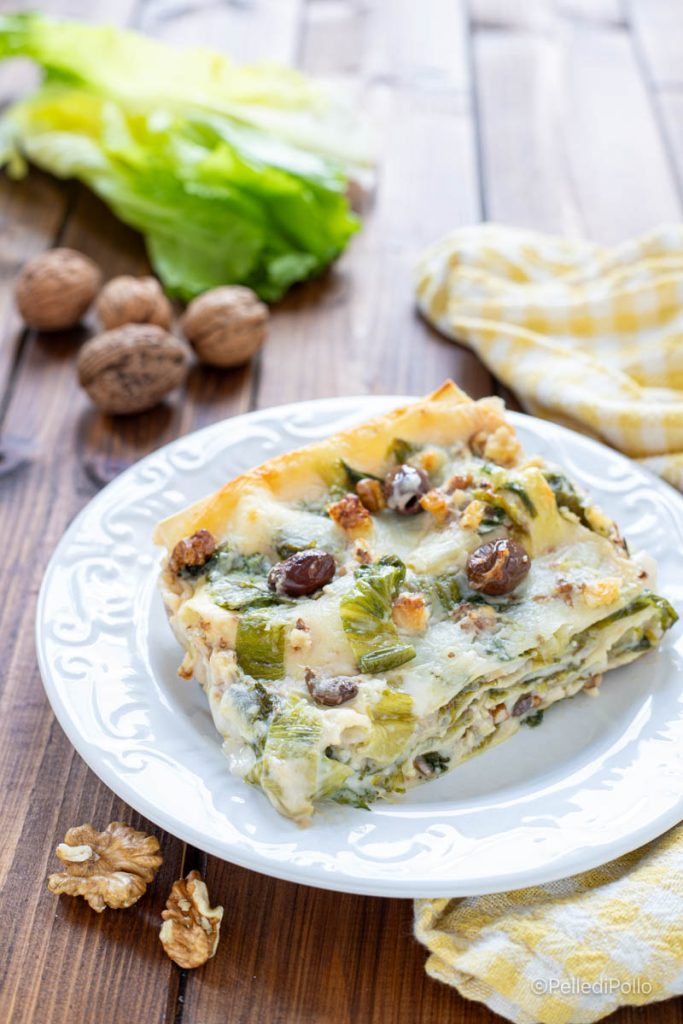 lasagnes au four avec scarole