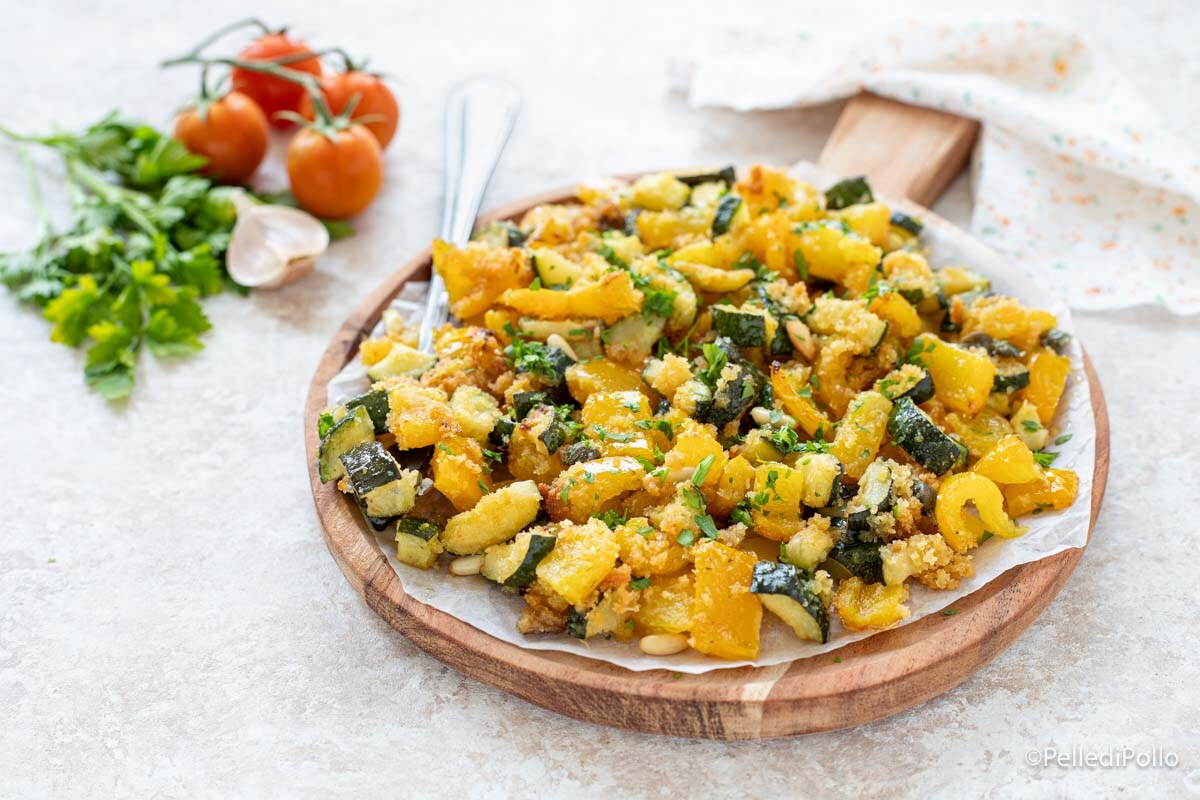 Légumes croustillants au four
