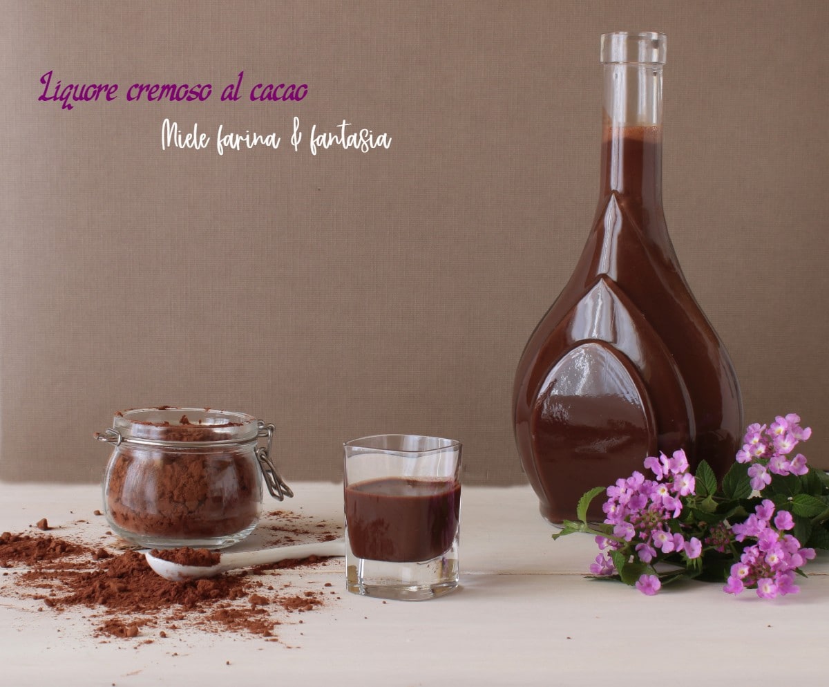 Liqueur crémeux au cacao