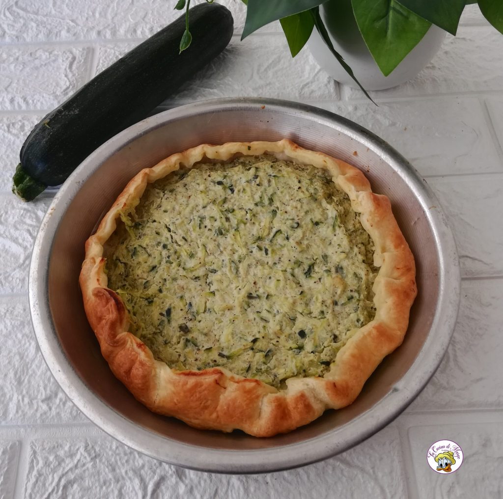 TARTE RUSTIQUE AUX COURGETTES ET RICOTTA