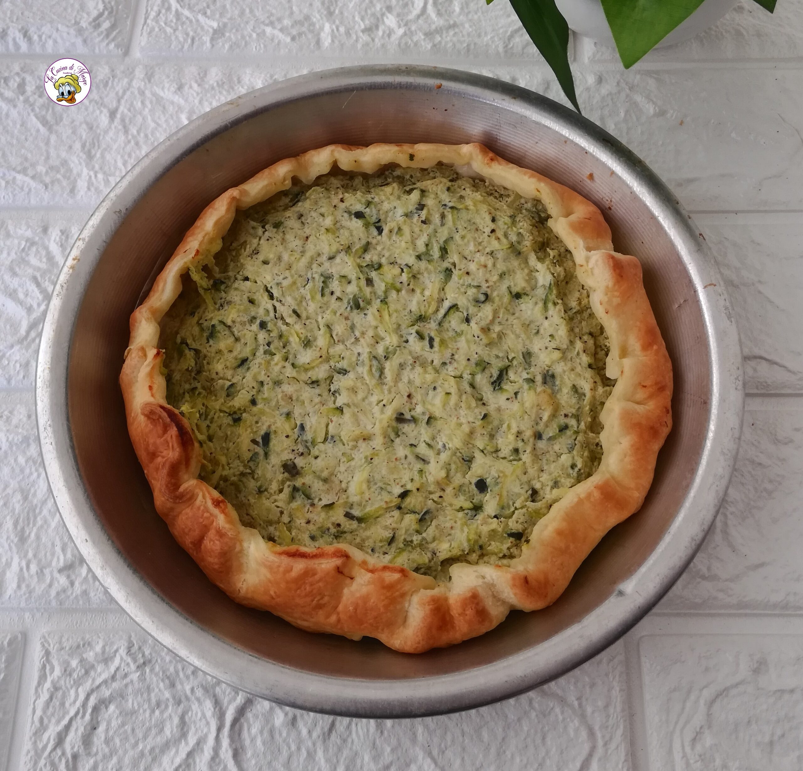 TARTE RUSTIQUE AUX COURGETTES ET RICOTTA