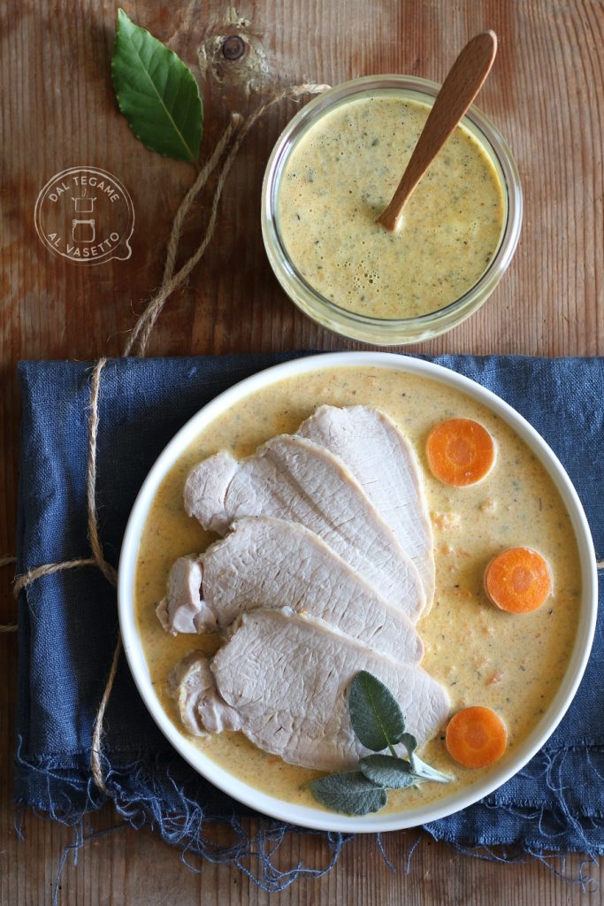 longe de porc au lait en cuisson sous vide au micro-ondes