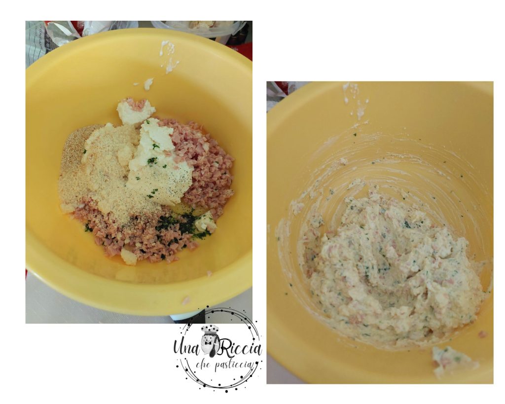 mélange boulettes de ricotta