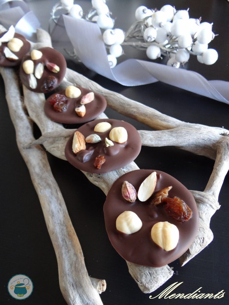 Recette des mendiants au chocolat et fruits secs
