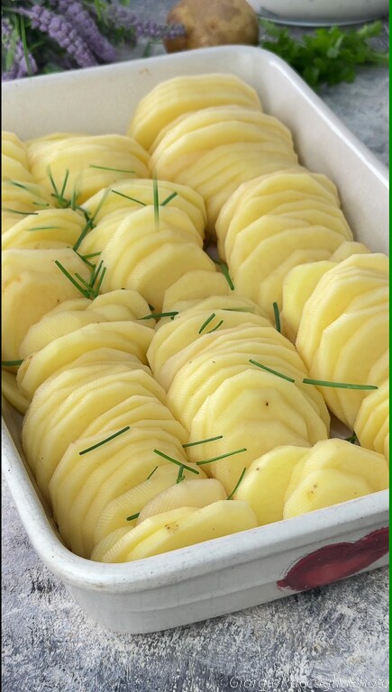 mille-feuille de pommes de terre