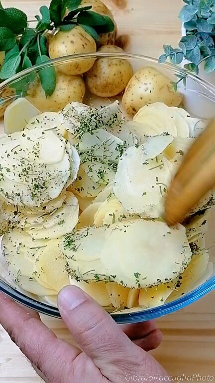 mille-feuille de pommes de terre