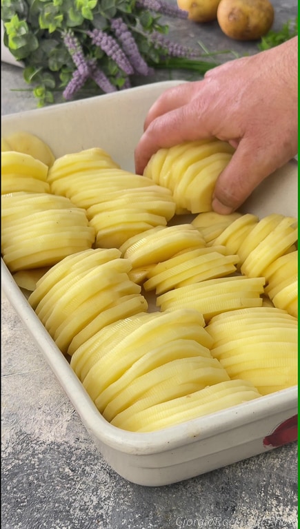 mille-feuille de pommes de terre