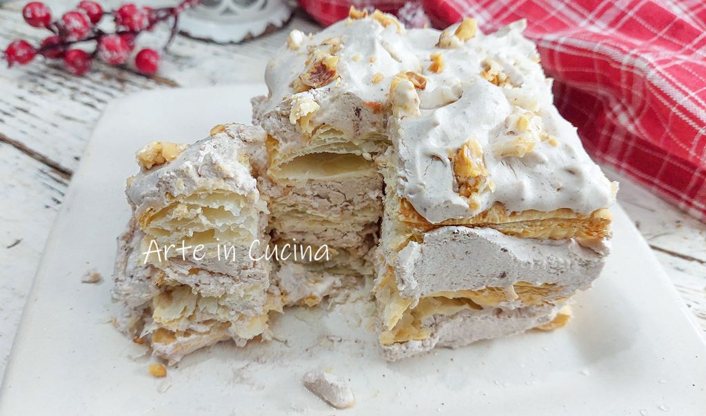 MILLEFEUILLES au NOUGAT et CHOCOLAT