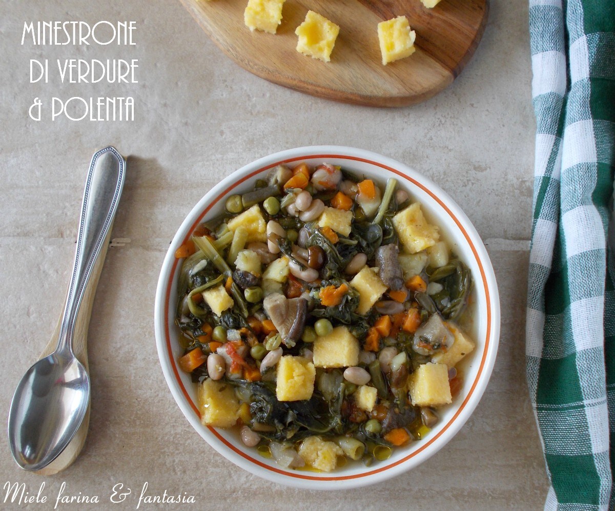 Minestrone de légumes et polenta