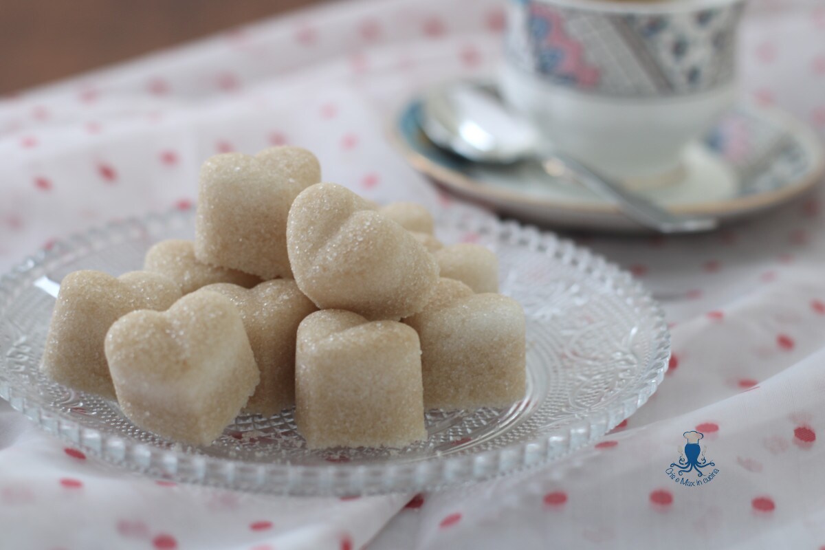 Morceaux de sucre au café, recette maison.