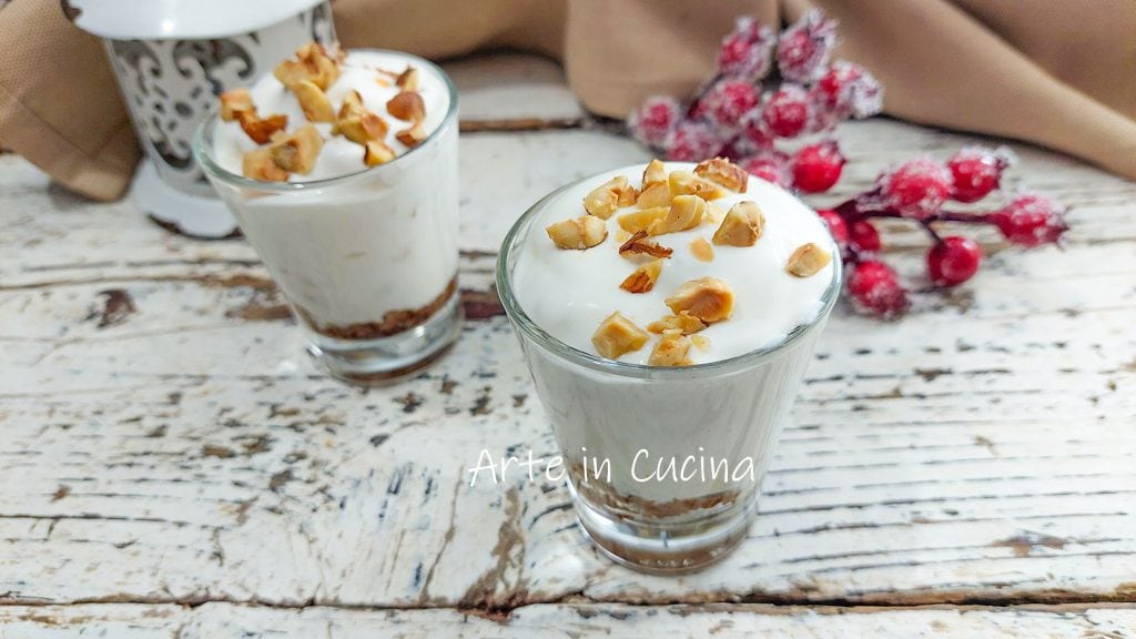 MOUSSE au NOUGAT aux NOISETTES au café