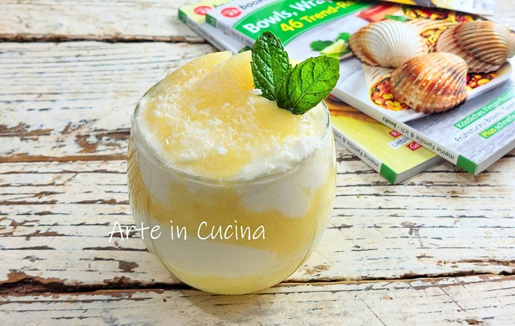 MOUSSE de RICOTTA à l'ananas