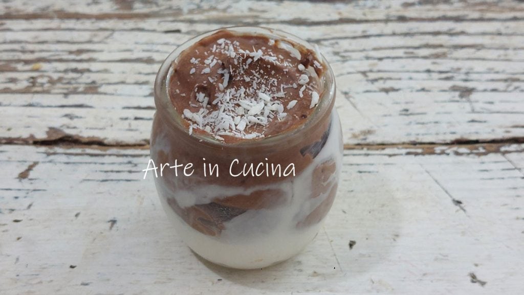 MOUSSE de RICOTTA COCO et CHOCOLAT