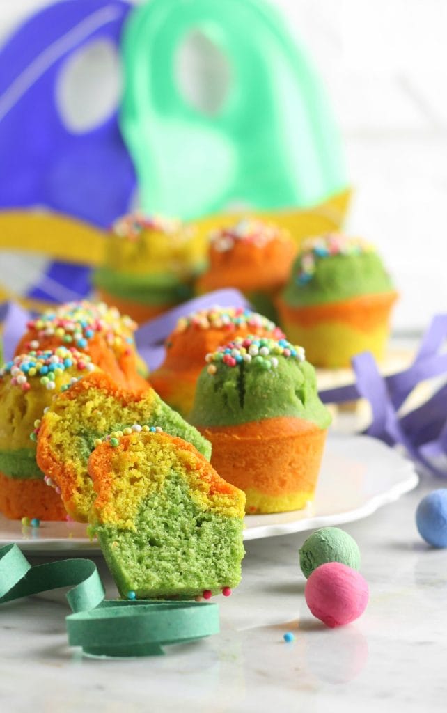 Mini muffins super colorés