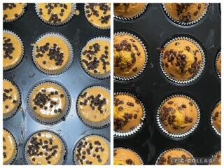 MUFFIN ZUCCA E CIOCCOLATO