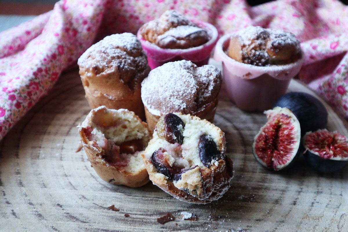 Muffins aux figues et lait d&rsquo;amande à la friteuse à air