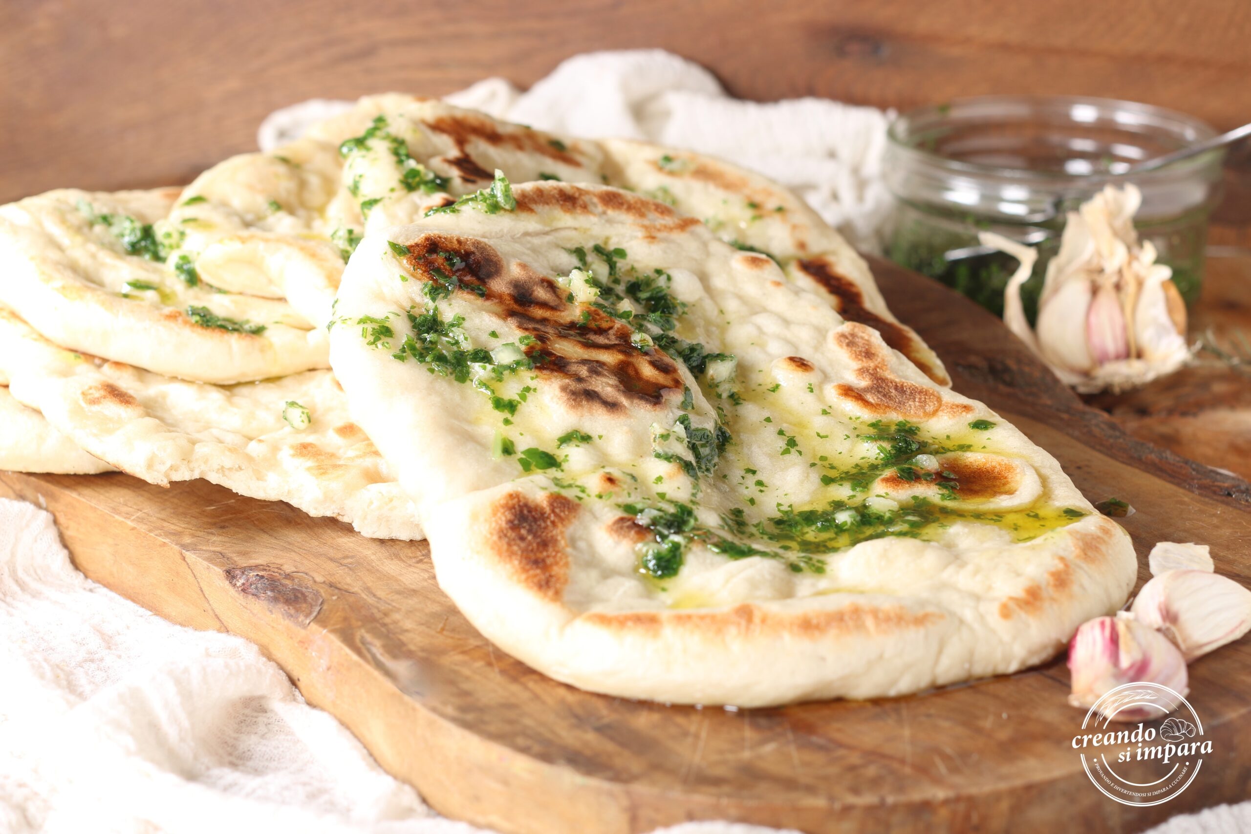 Pain naan au yaourt