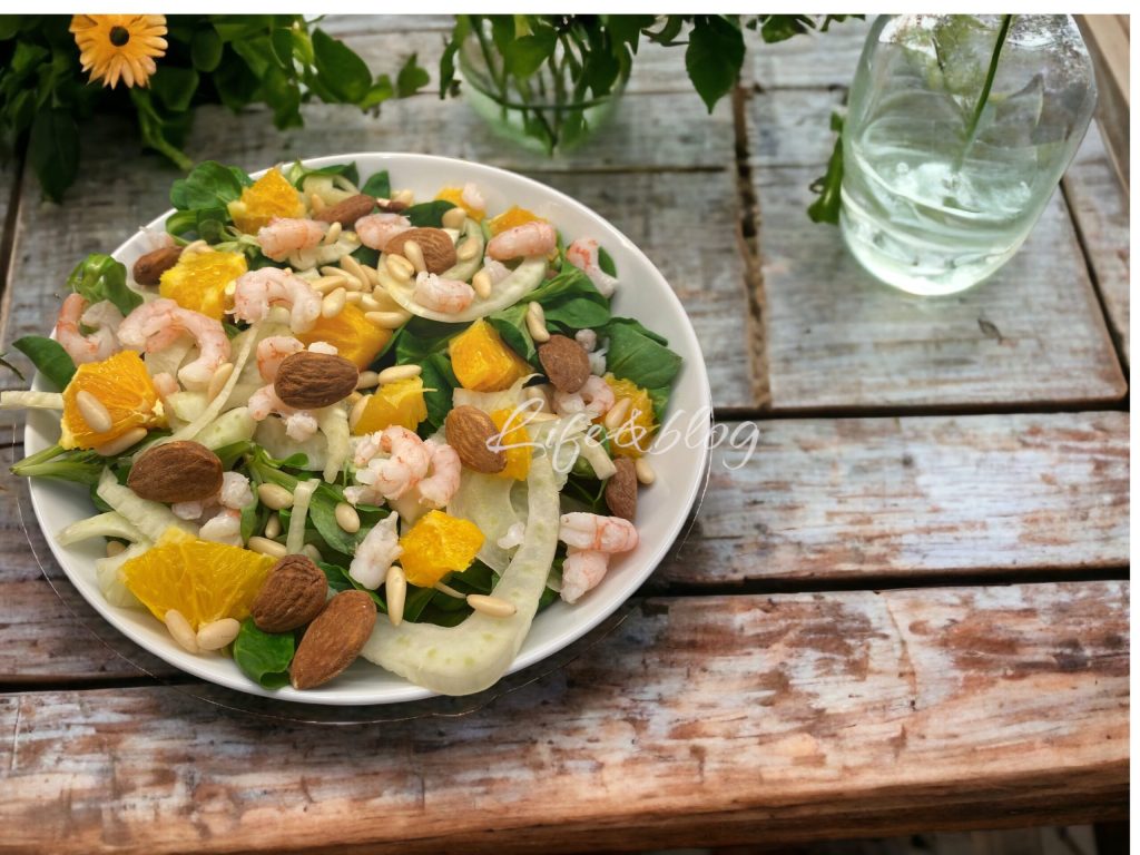 Salade de crevettes