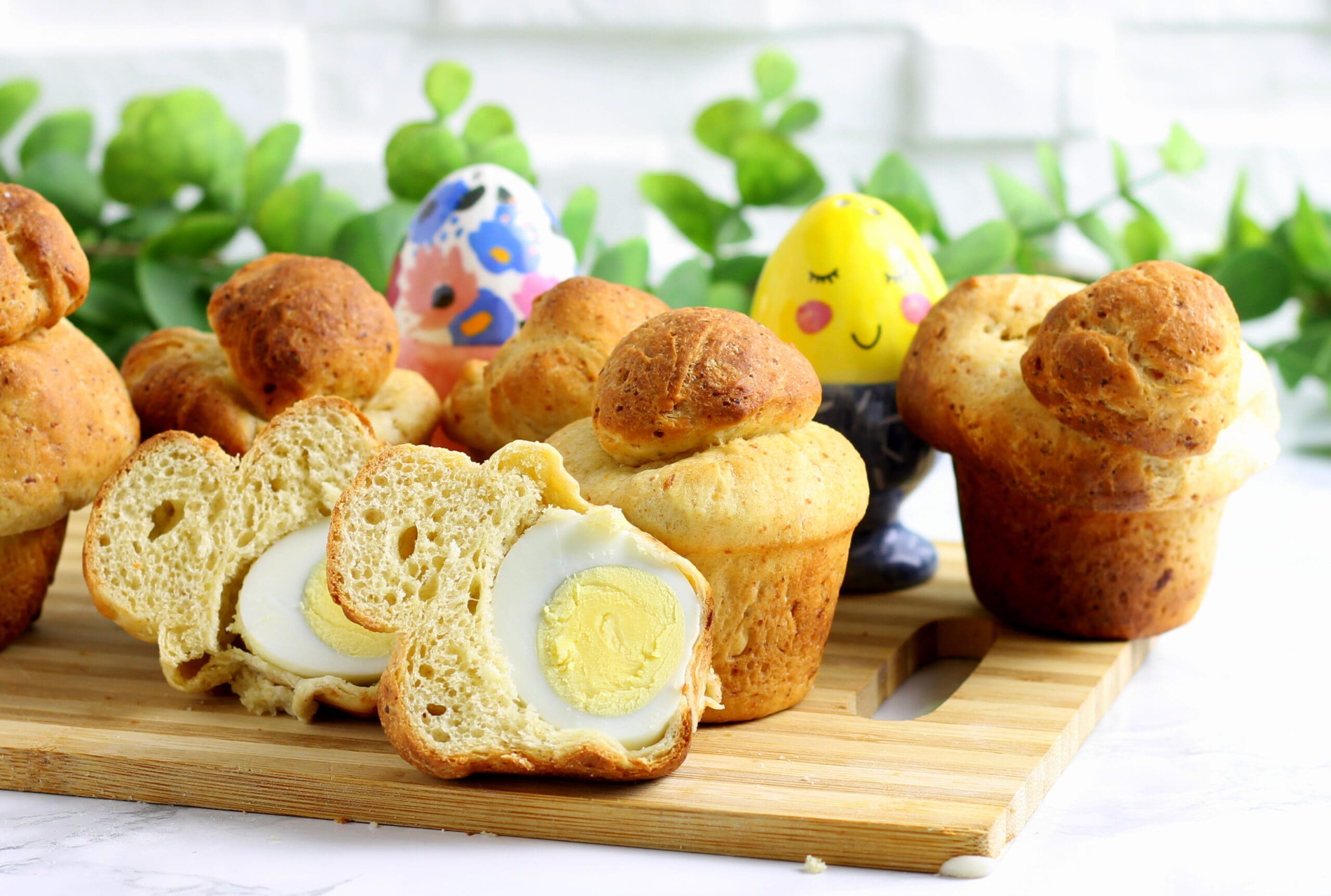 Brioches salées œufs et fromage