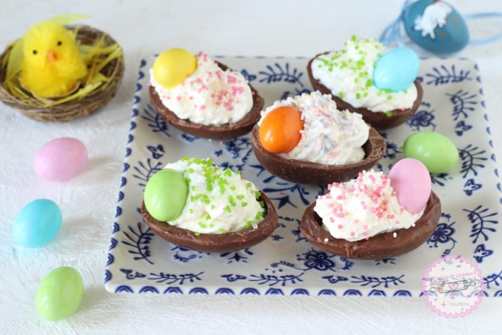 oeufs en chocolat fourrés