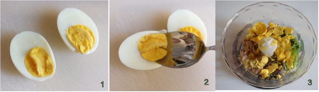 comment faire des œufs durs farcis avec la crème de thon et jaunes