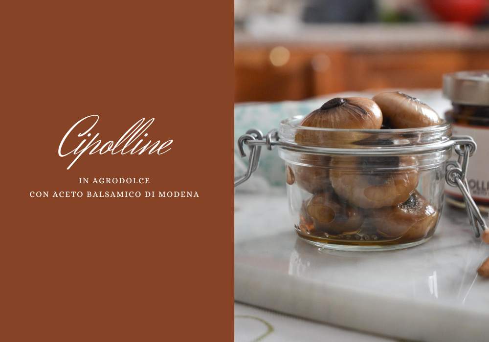 Oignons grelots à l’aigre-doux au vinaigre balsamique