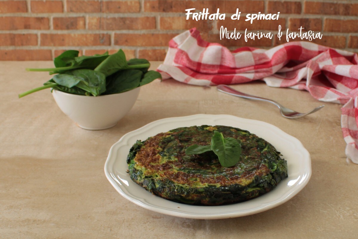 Omelette aux épinards